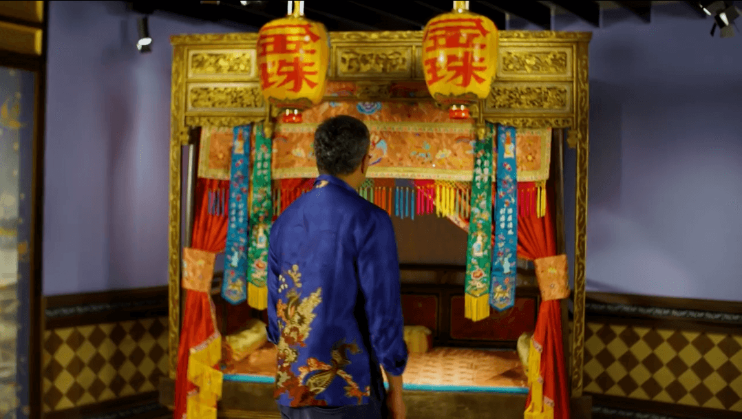 Staging Peranakan Wedding Bed