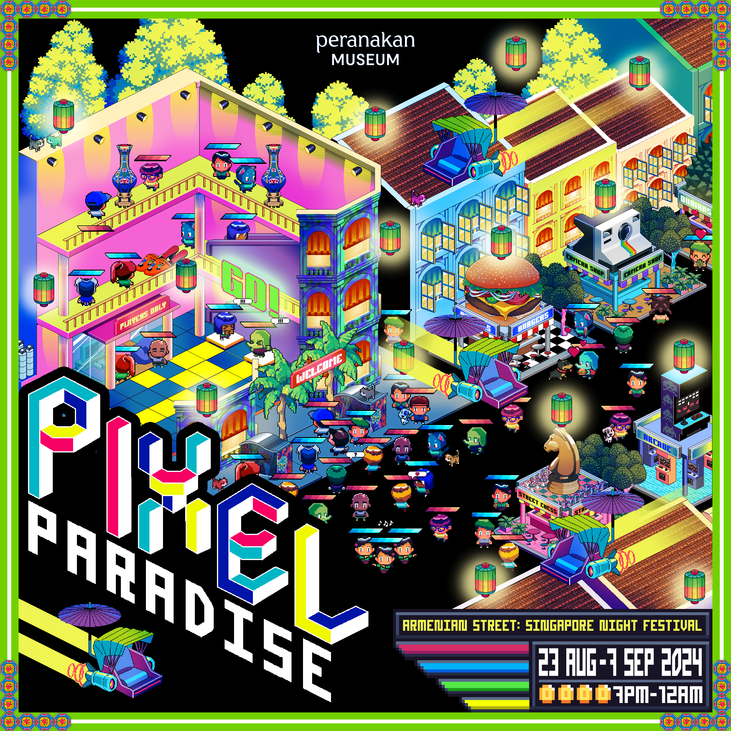 PIXEL PARADISE at Armenian Street, Singapore Night Festival